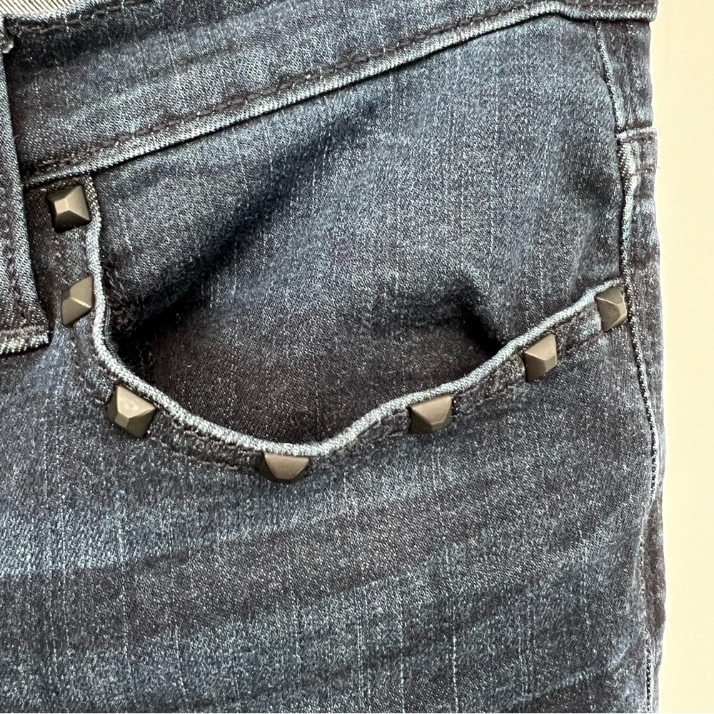 Rock & Republic Women's Size 8 Kasandra Stretch Bootcut Denim Jeans Studded READ - Picture 7 of 14